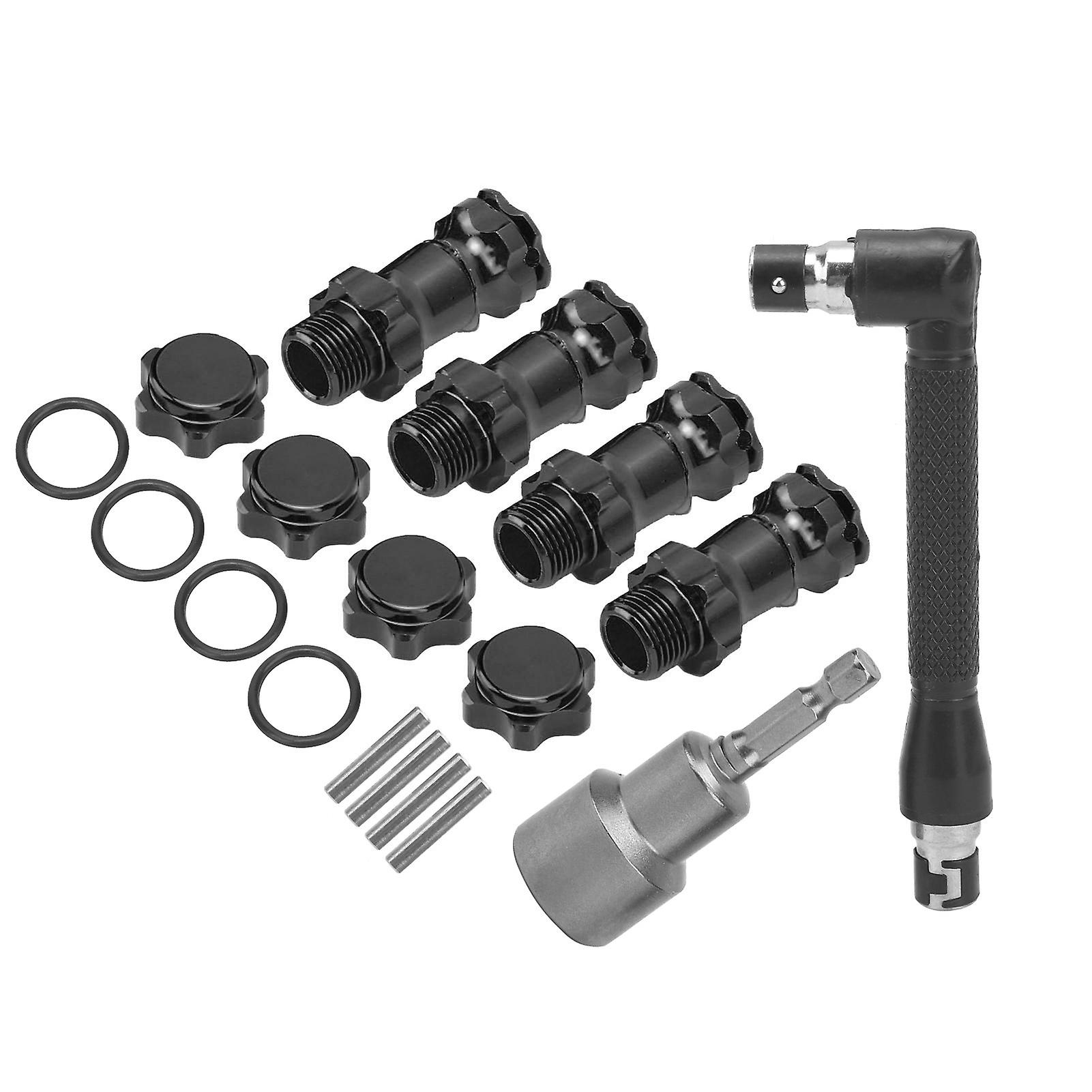 17mm Hex Adapter for 1/8 RC Controller Car Extension to 29mm 17mm Socket Spanner SetBlack