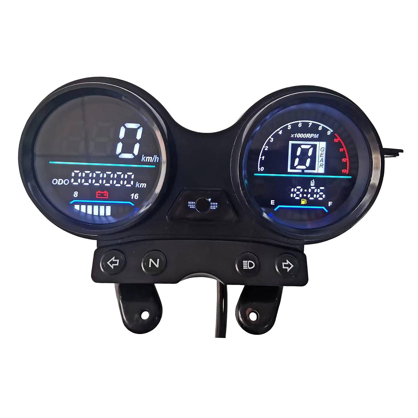 Digital Odometer Speedometer 12v For Ybr 125 Easily Install Replacement