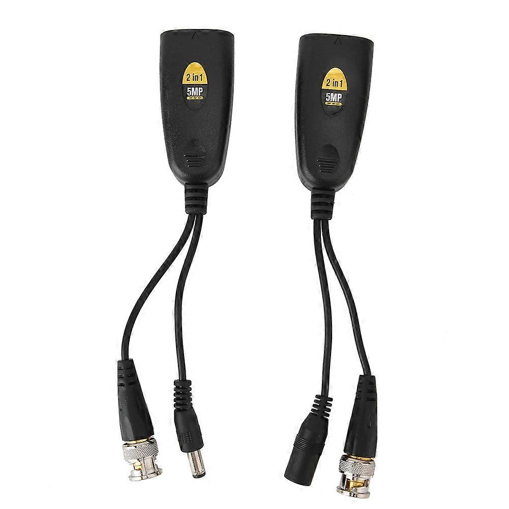 1 Pair 5MP High Definition Video Transceiver + Power Balun, Twisted Pair Transmitter