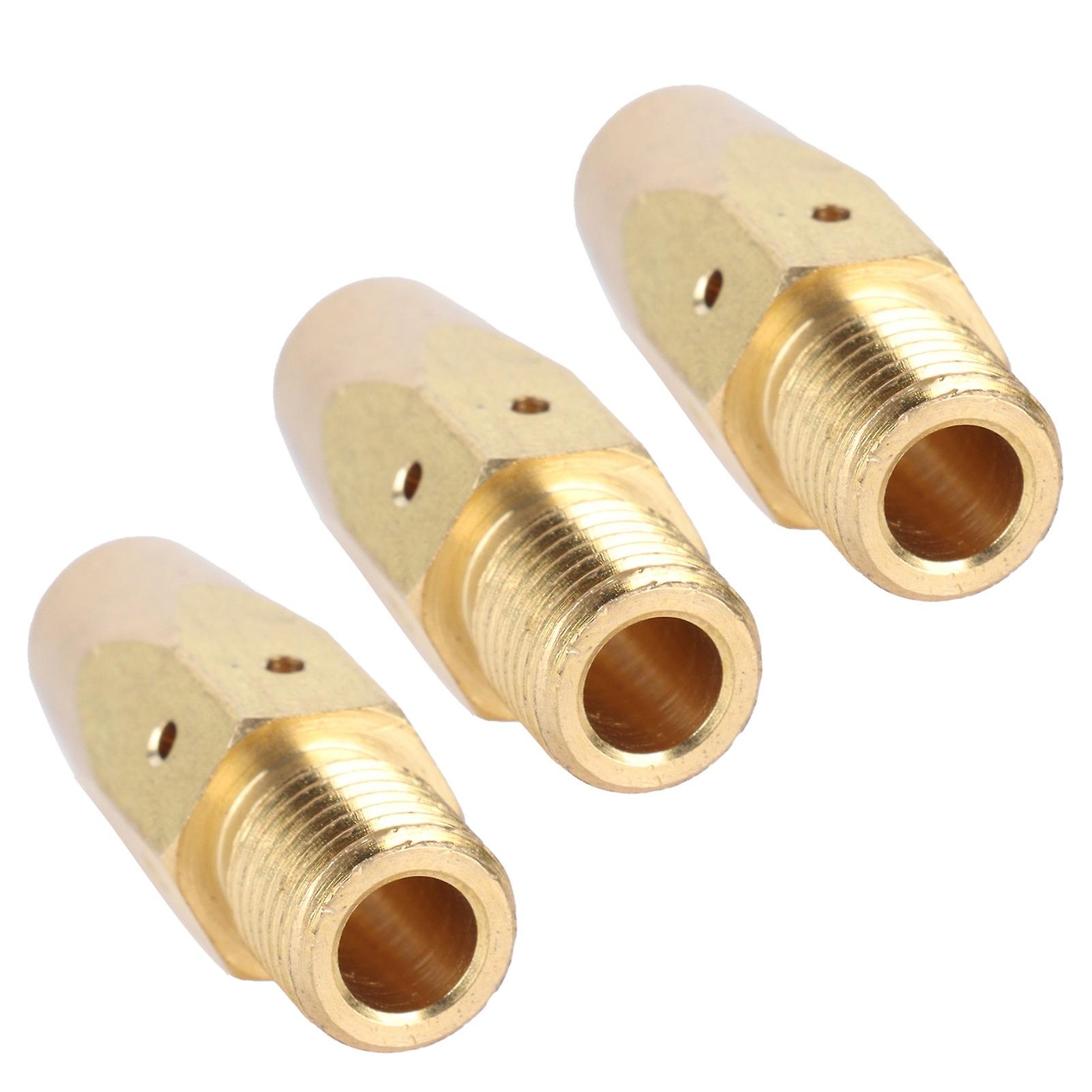 10Pcs Brass Welding Nozzles Threaded Interface for M25 Gun