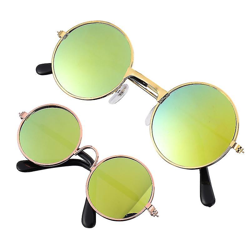 2pcs Doll Decor Glasses