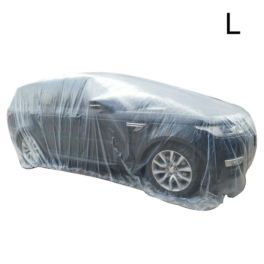Portable Disposable Transparent Waterproof Car Cover Dustproof Foldable Covers