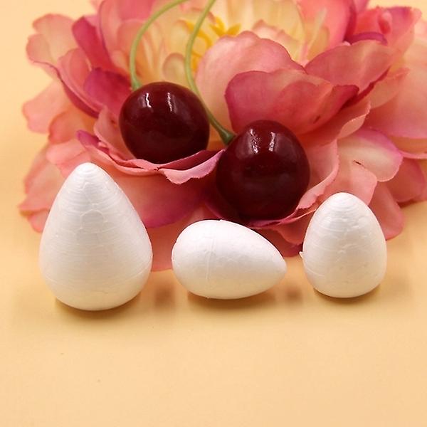 20PCS DIY White Drop Flower Stamen Modelling Polystyrene Styrofoam Foam Craft Ball For Christmas Par