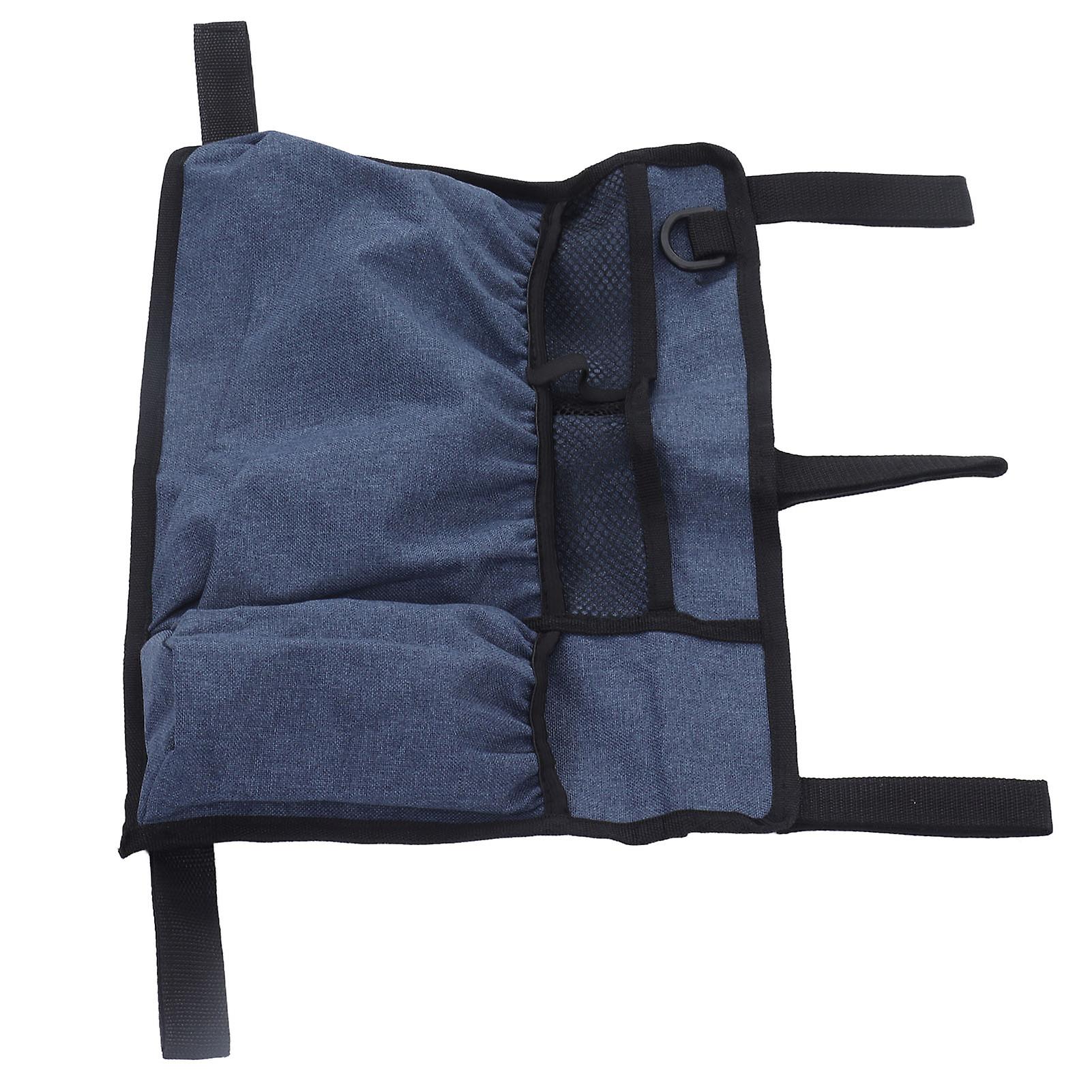 Multi-Pocket Walker Storage Bag 600D Oxford Cloth Blue 40x28cm