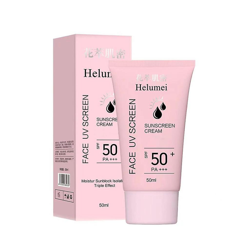 SPF 50+ Sunscreen Lotion 50ml Waterproof Sweat Proof UVA UVB Protection Lightweight Non Greasy All Skin Types