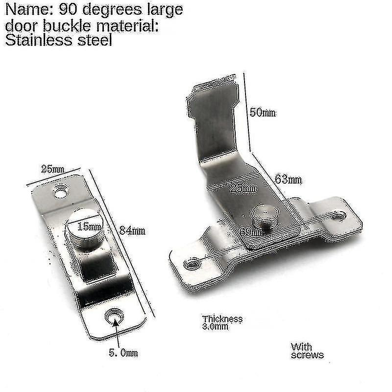 90 Special Door Clasp (with Screws) With Pin