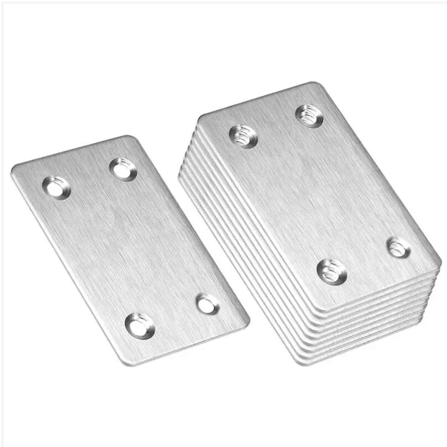 10 Code 4-hole square straight piece angle, straight fixed steel plate connector and other aircraft
