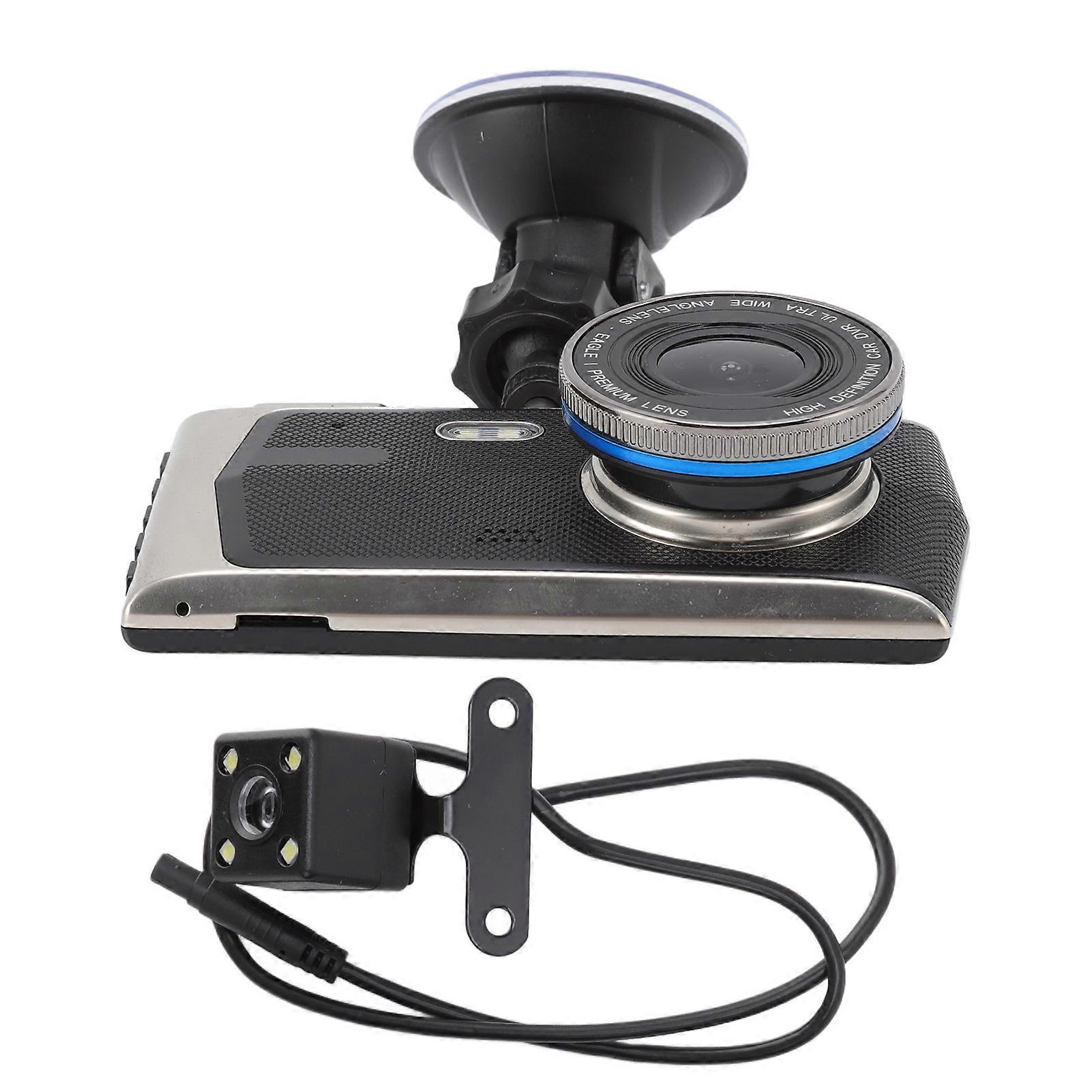 Driving Recorder Double Lens HD Loop Recording Motion Detection Car Recording Camera For Vehicles 