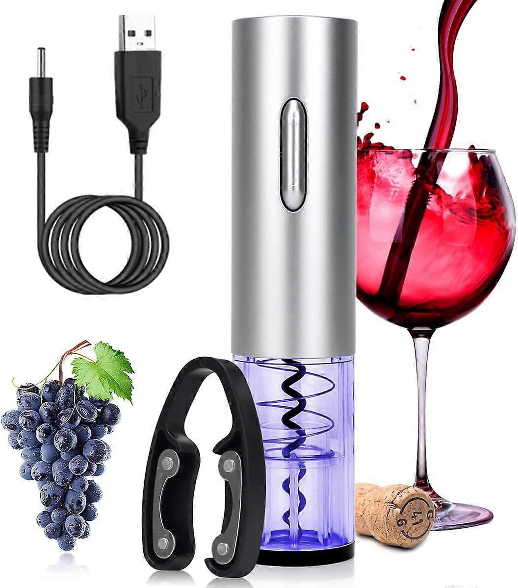 Electric Corkscrew, Rechargeable Bottle Opener, Automatic Wine Bottle Opener Corkscrew