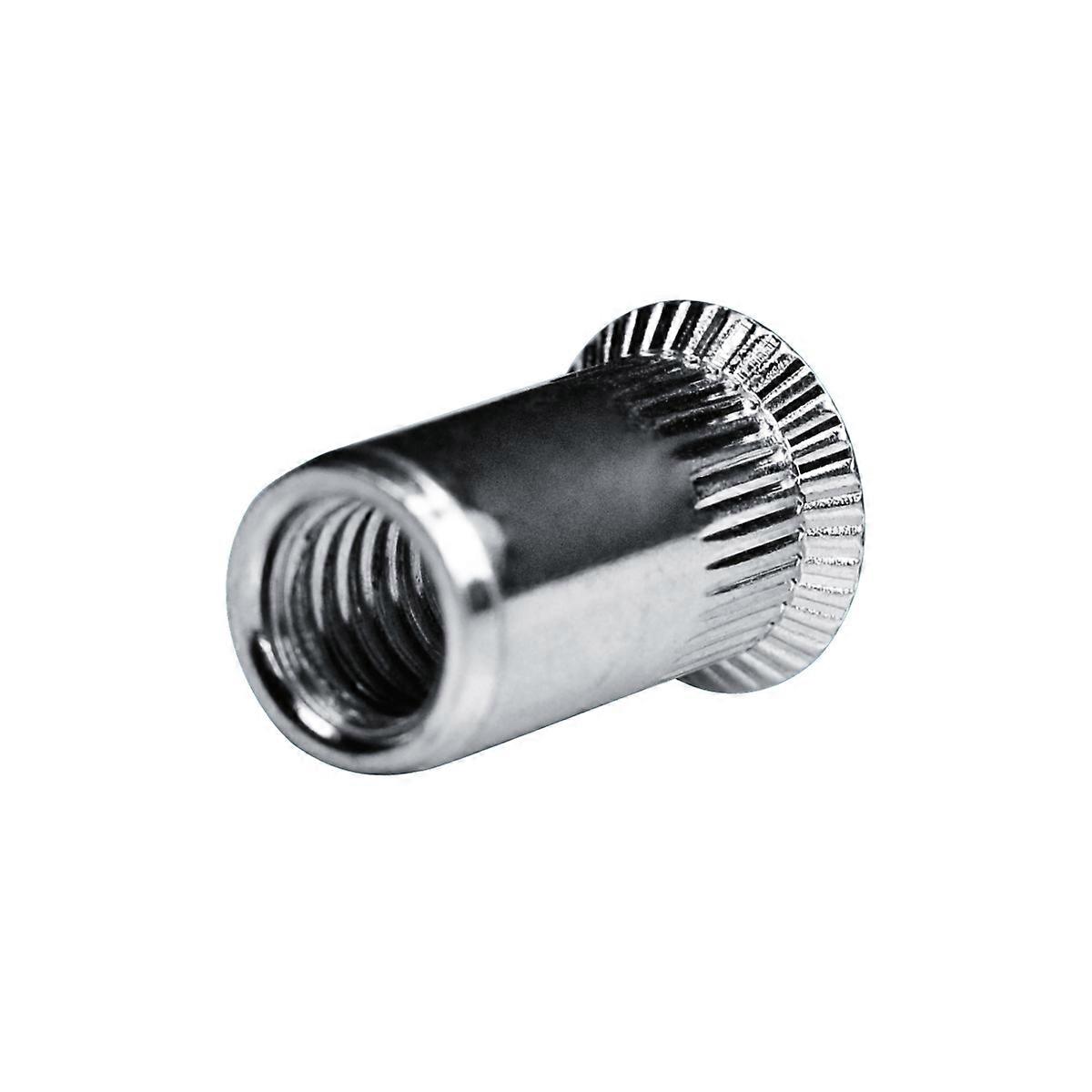 GOEBEL- 250 x Blind Rivet Nuts M 10 - Steel  [ AISI 1008 ] Galvanized (Ø x L) 12,9 mm x 24,0 mm - Countersunk head Round shaft - Shaft end  open  Rive