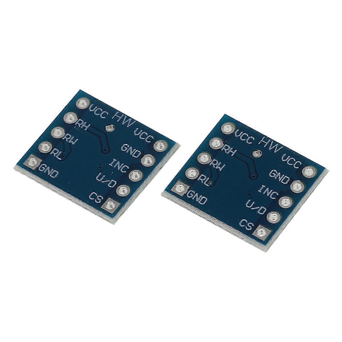 2pcs X9C104 Digital Potentiometer Module 5V Adjust Bridge Balance Device
