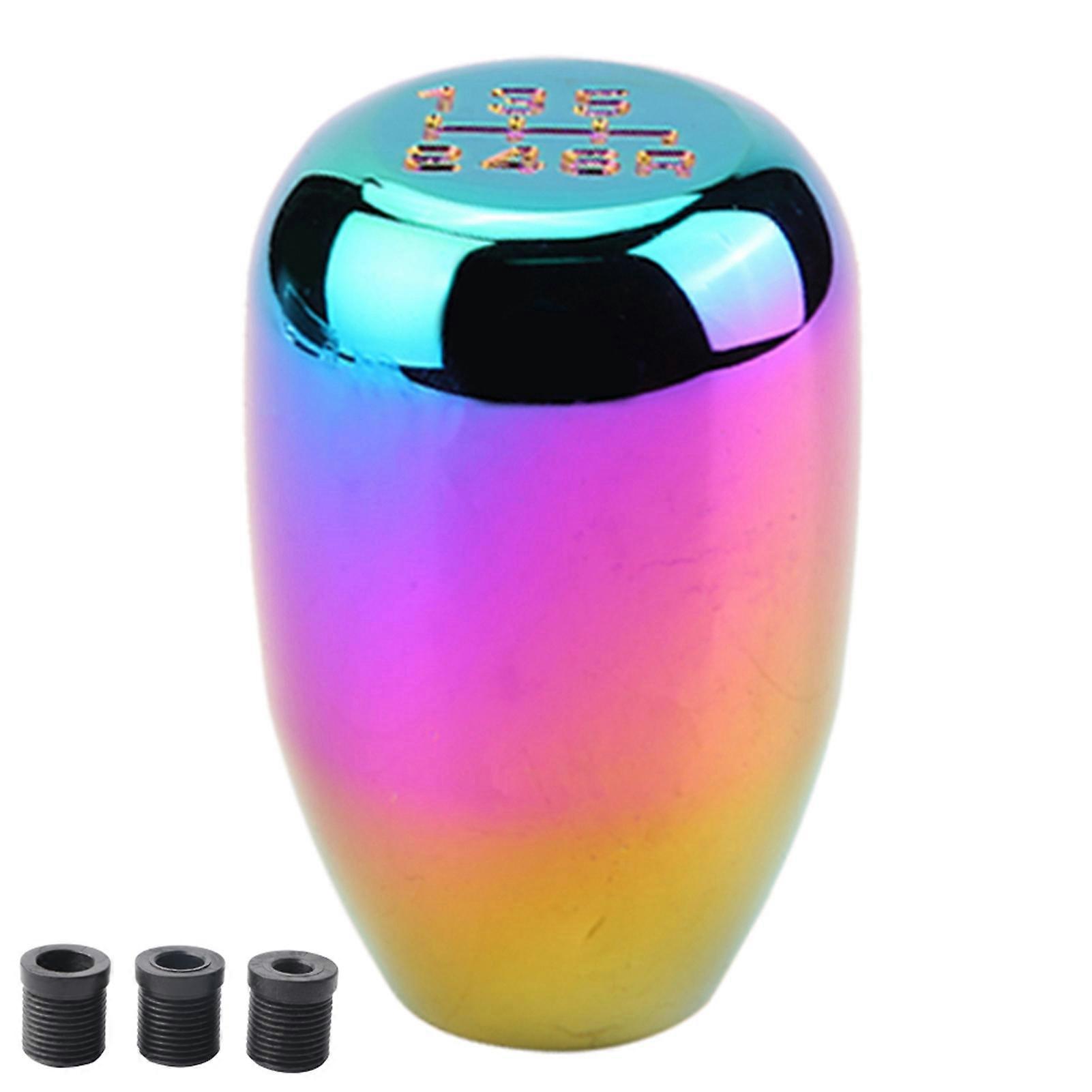 تعديل عالمي للسيارة يدوي مقبض ناقل الحركة ناقل الحركة 6 سرعات (ملون)