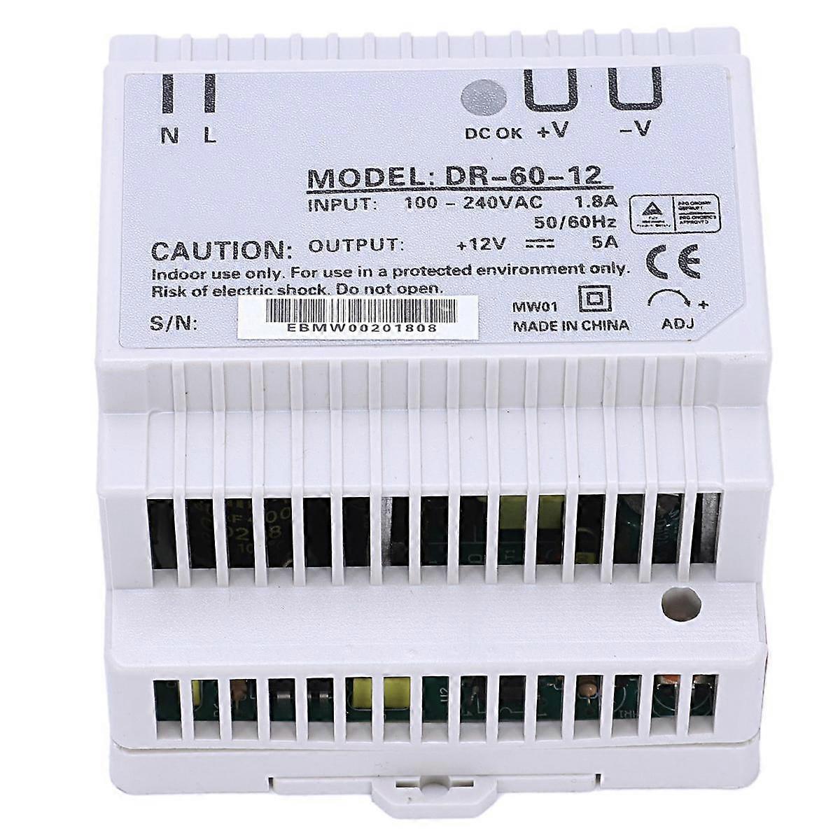 Din rail power supply 60w 12V ac dc converter -60-12 power supply 12v 60w