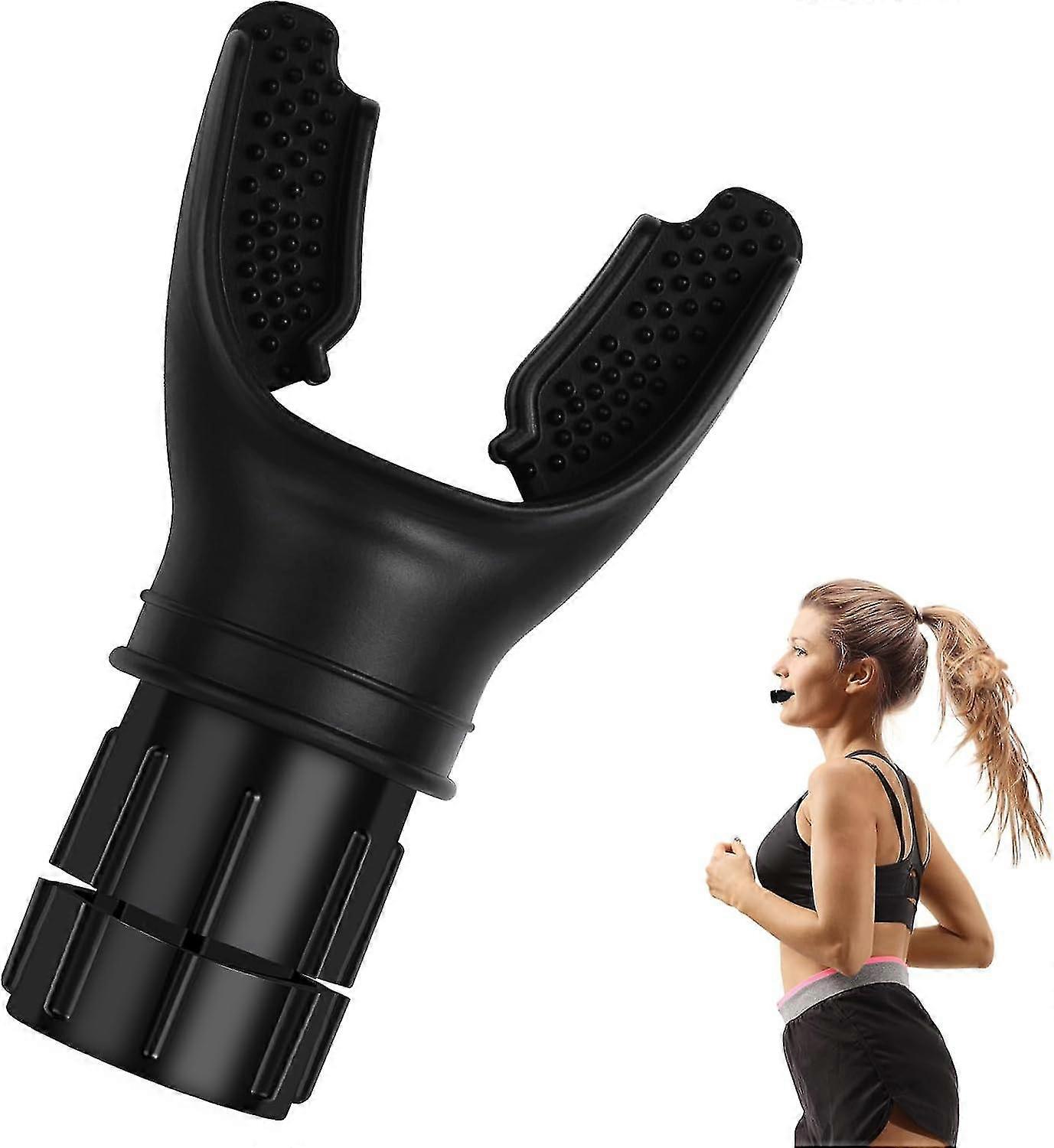 Breathing exerciser trainer, deep breathing lung exerciser device, adjustable resistance to increase lung capacity, handheld lung expansion training t