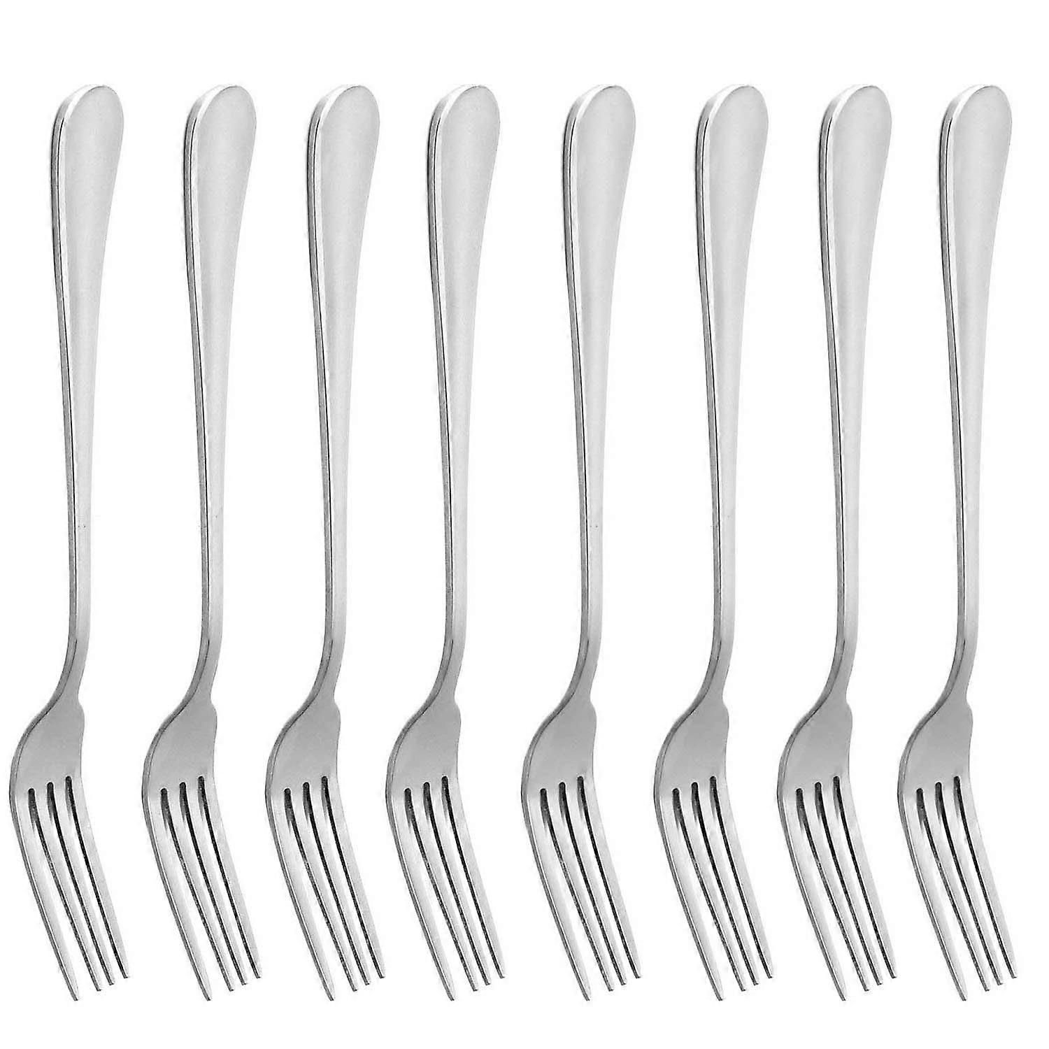 Garfos de Jantar, 18/10 Garfos de Jantar de Aço Inoxidável Pesado de 8, 8 Polegadas