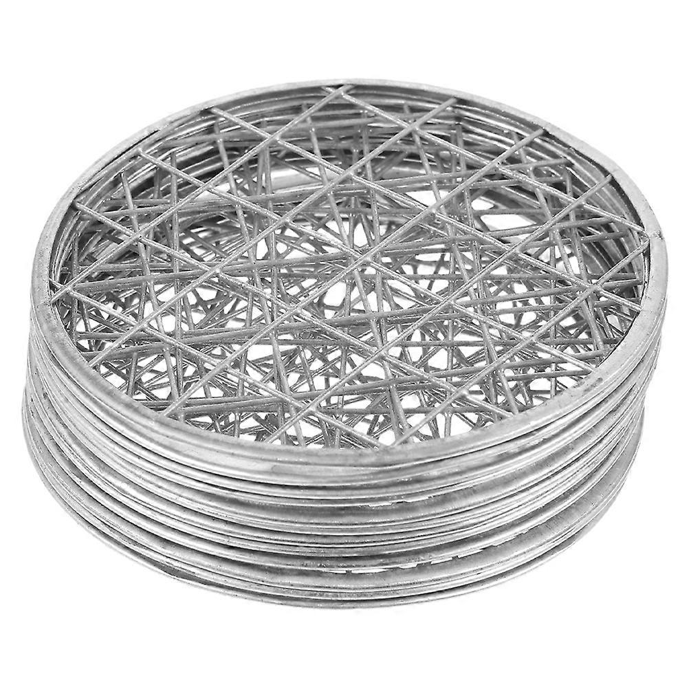 14pcs Flower Mason Jar Grids Flower Jar Lid Grids Floral Arrangement Organizer Lid Mesh Sheet