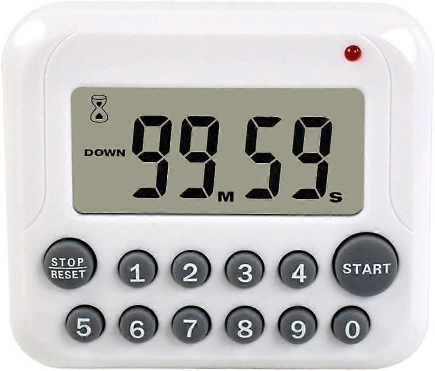 Digital, Kitchen, Timer, Kitchen, LCD, Count, Up, Up, Magnetic, Up, Alarm Clock, 12, Key (Grey Button)