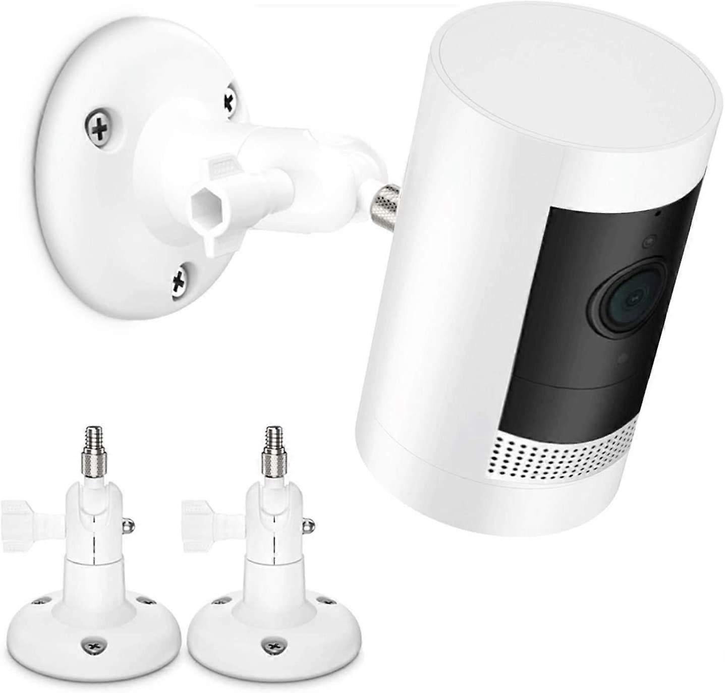 2 Pieces Suitable for Wall Mount Bracket, Camera Wall Mount Bracket with Mounting Screws (White)