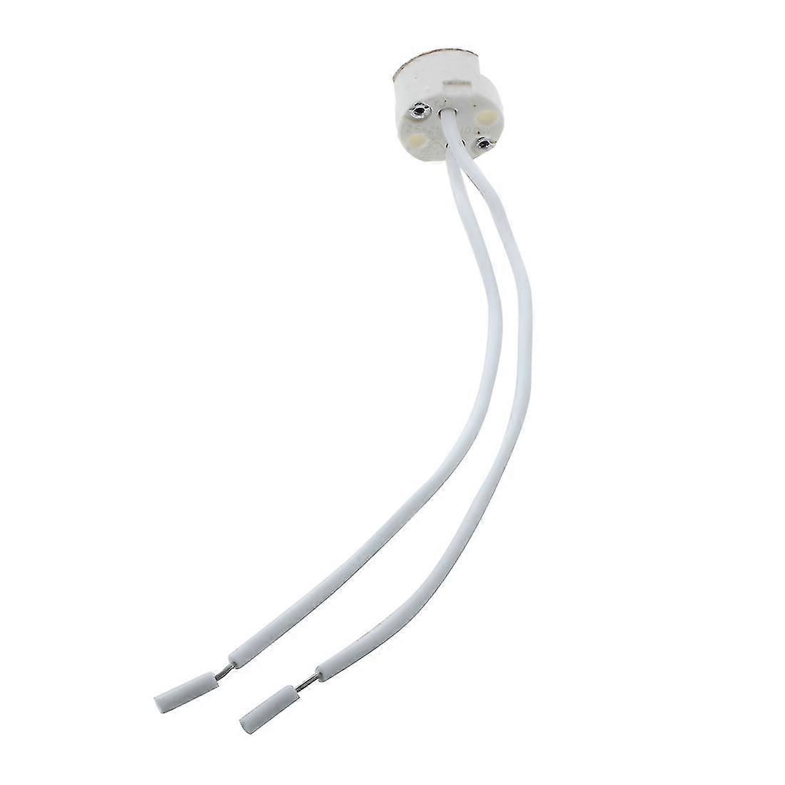 15 Pcs White Mr16 Gu5.3 Ceramic Base Socket Led Light Lamp Holder