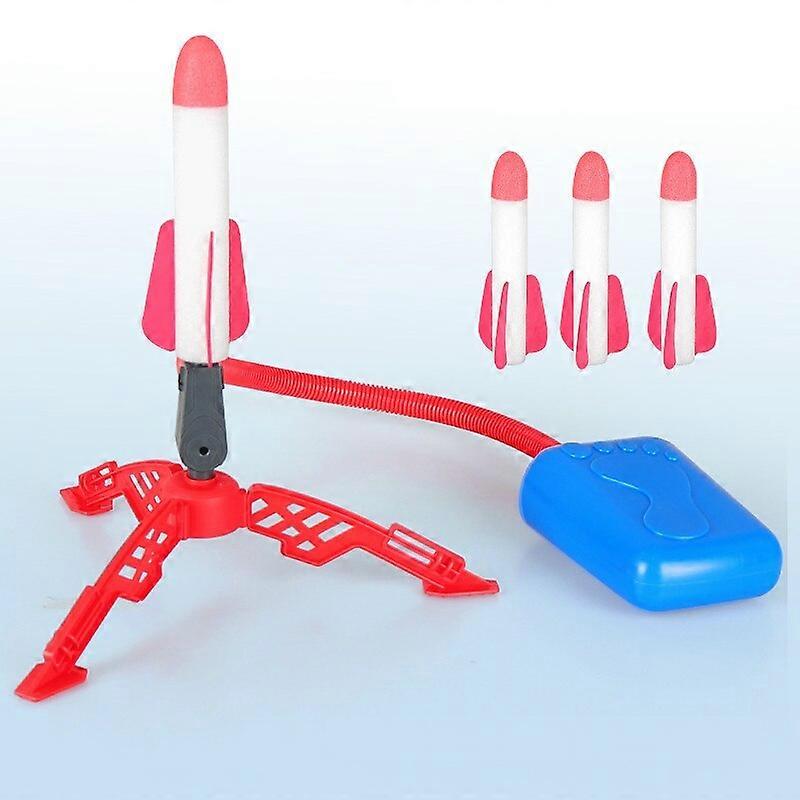 Adjustable Stomp Rocket Launcher Toys Sport Game Kids Rocket Launcher Air Step Pump Power Rocket Outdoor Sport Toys For Children - Toy Sports