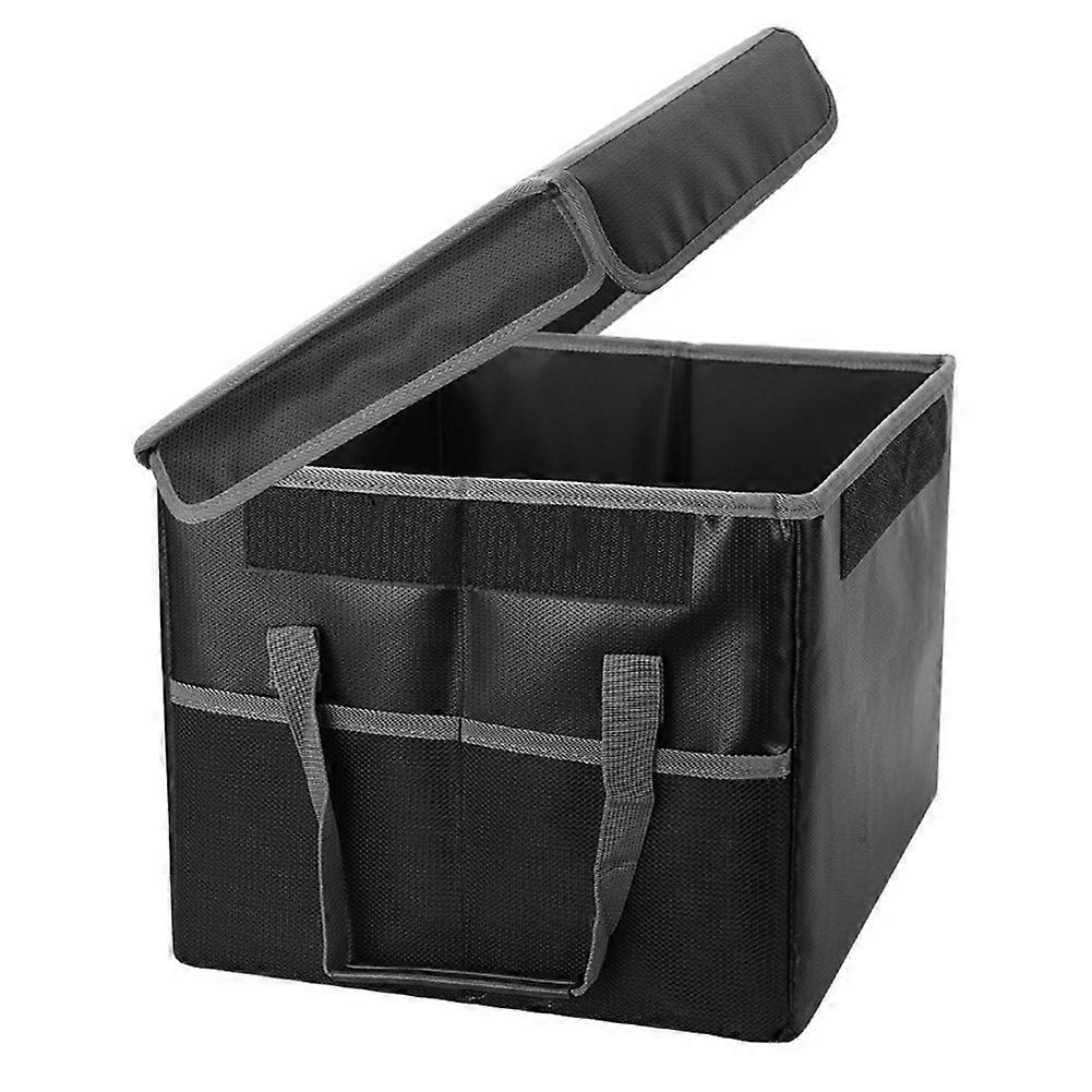Fireproof File Box File Storage Box,Fireproof Storage File Cabinet with Lock,Portable ,for / Folder