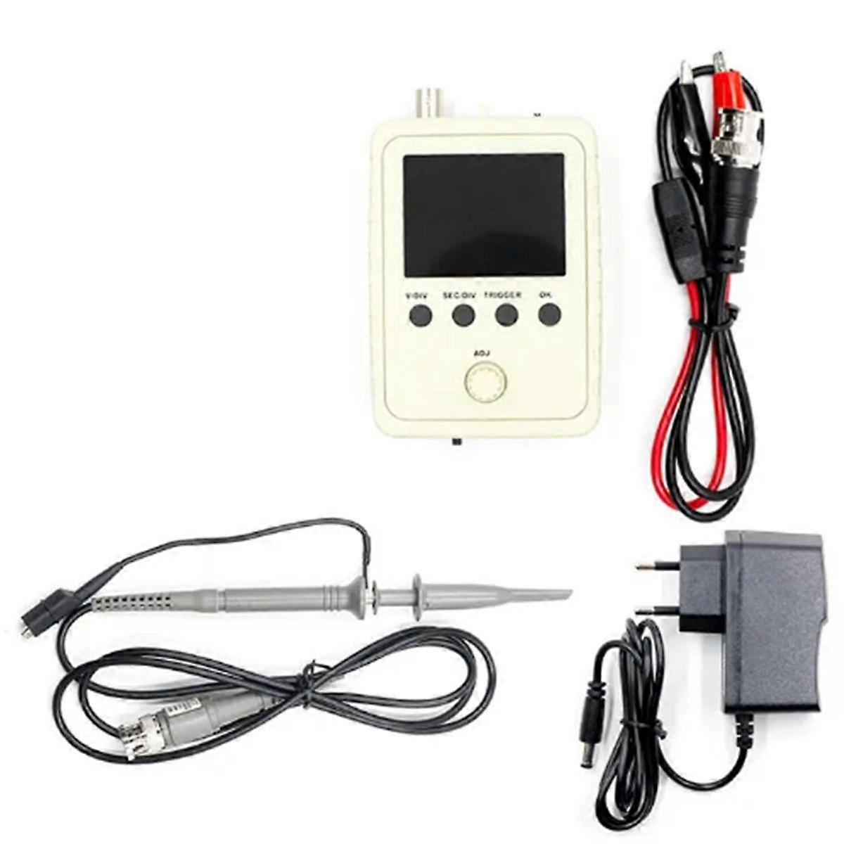 For Digital Pocket Oscilloscope Kit 1MSa/S 200KHz Analog Bandwidth Support 80KHz PWM and Firmware Update EU Plug