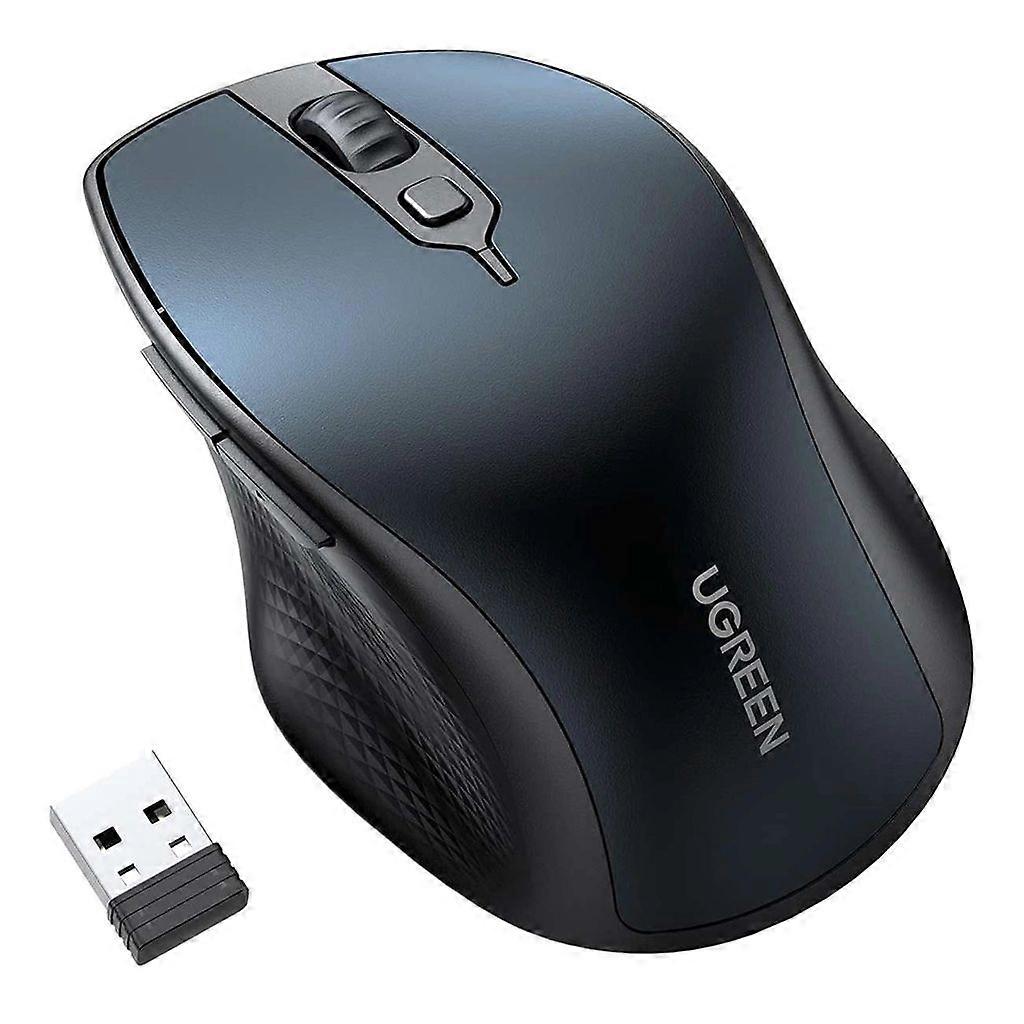 Ugreen Ergonomic Wireless Mouse Bluetooth 2.4GHz - Blue
