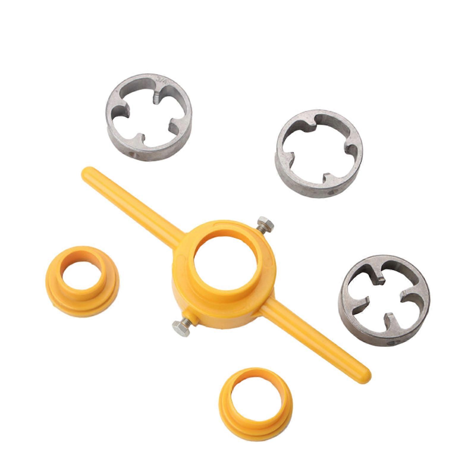6PCS Water Pipe Plastic Die Easy to Install and Use Pipe Tool for Basically Home Maintenance