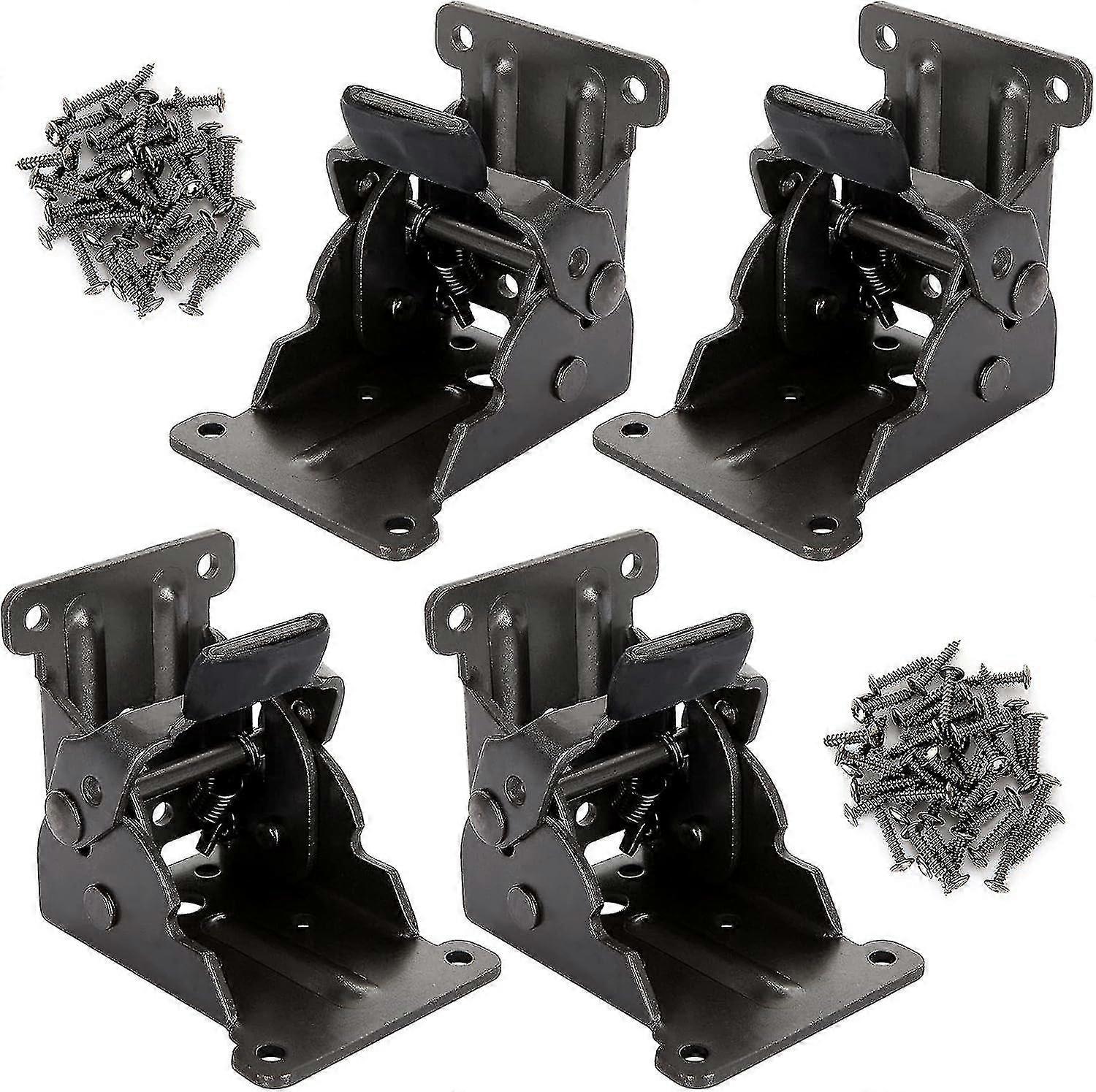 4 قطع أرجل طاولة قابلة للطي ، 90 درجة أثاث قابل للطي مفصلات الساق- yujia