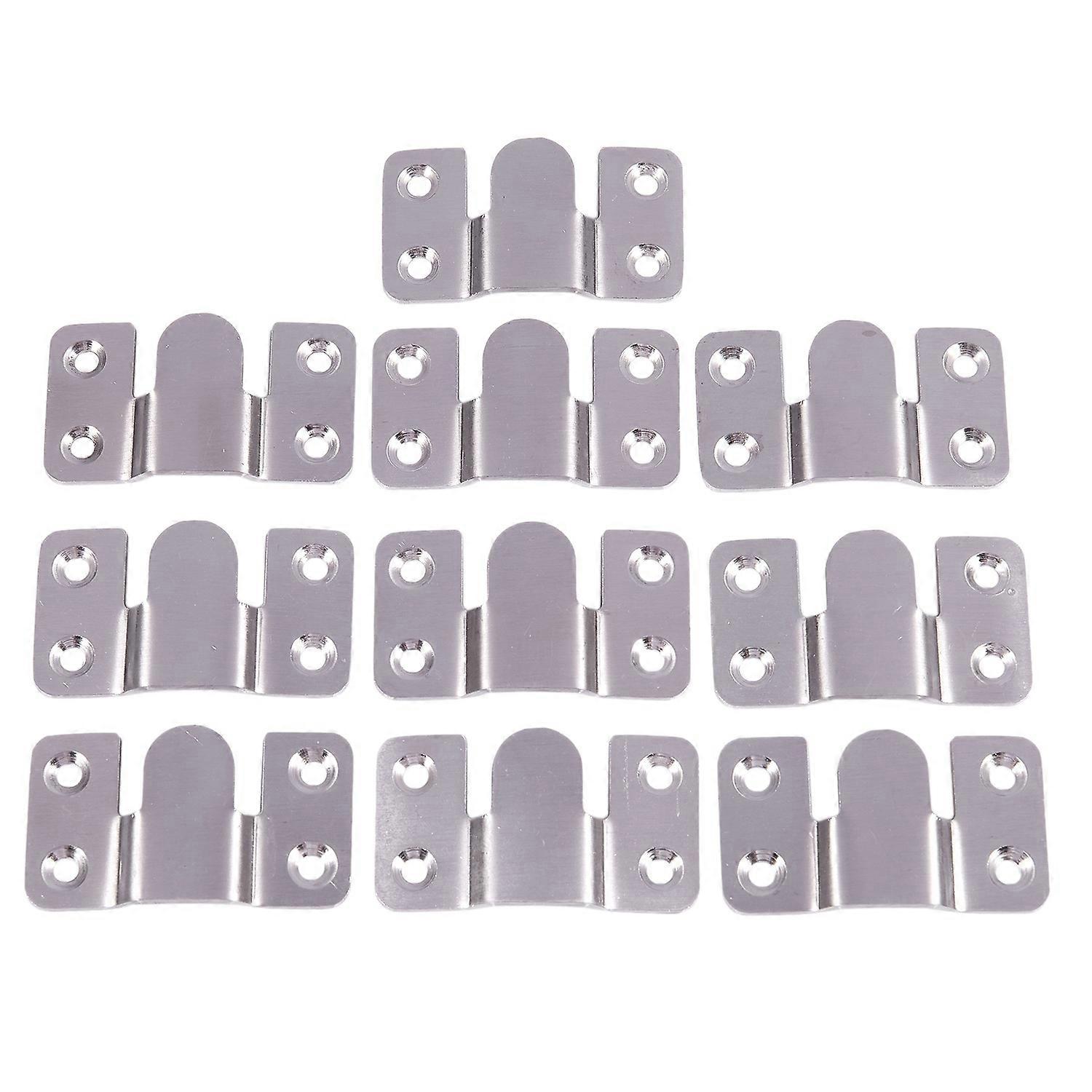 Móveis Sectional Interlock Estilo Sofa Connector 10pcs Silver Tone