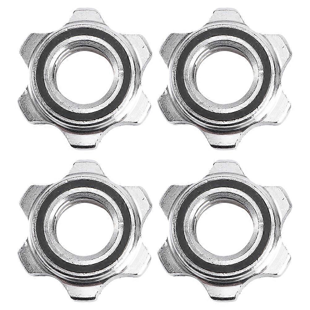 4pcs Anti-Slip Spin-Lock Collar Screw Casting Iron Hex Security Nut Buckle