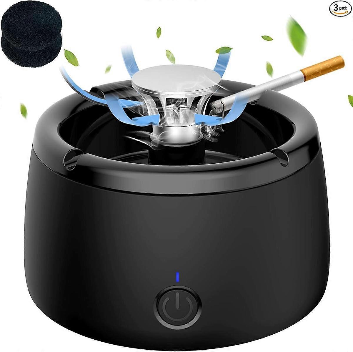 Smokeless Ashtray, Clean Air Ashtray Unique Present for Men, Grandpa Rechargeable Ashtray for Home Car Indoor Office