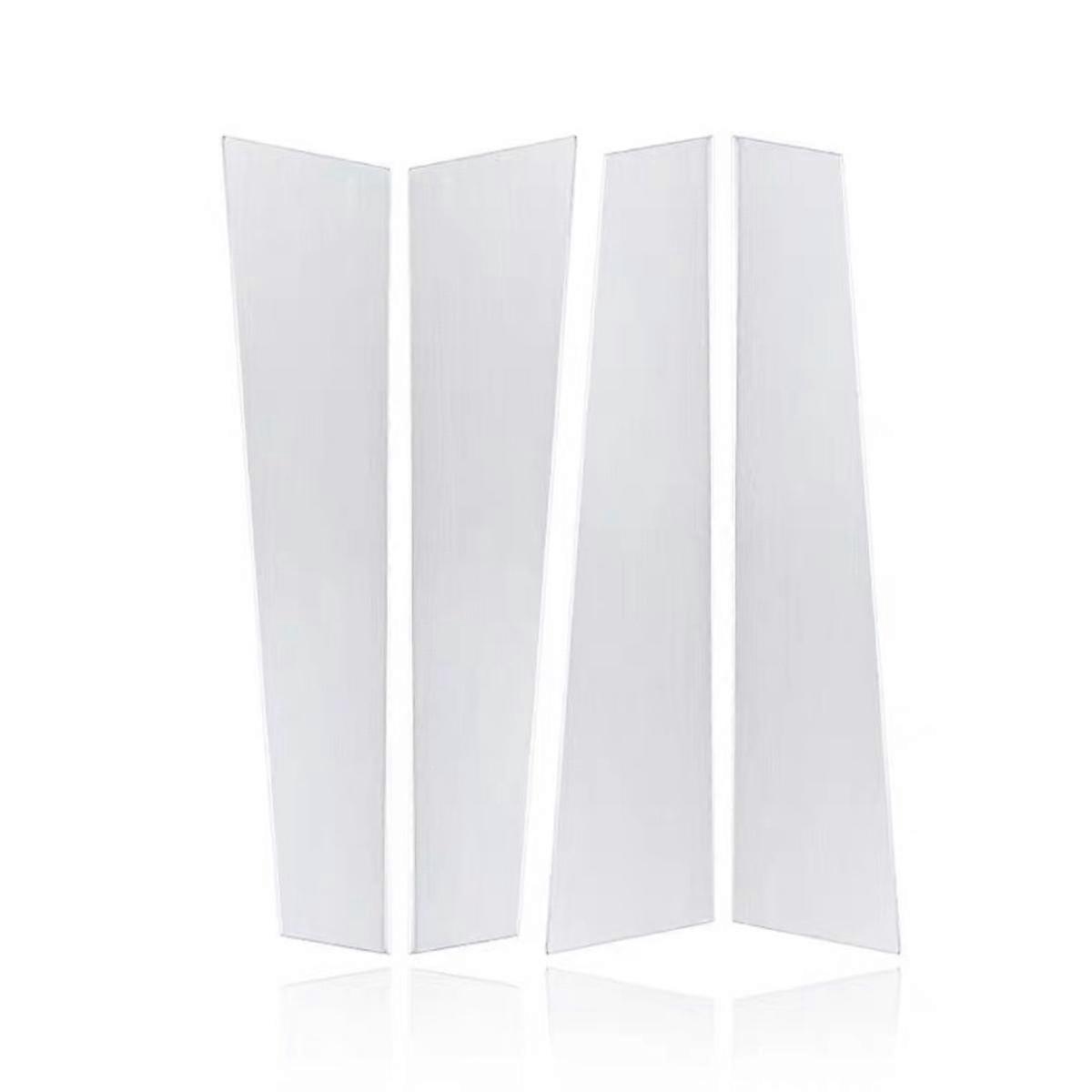 4Pcs Chrome Door Window B Pillar Bright Strip for S Class 2014-2020 Exterior Window Center Post Tri