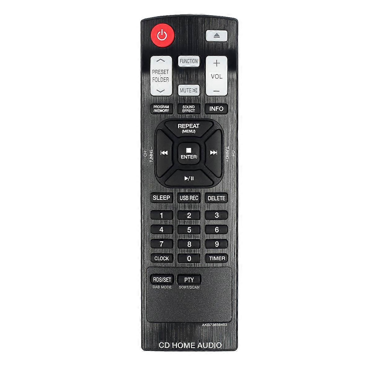 New Remote Control Use for AKB73656403 DAB Radio Mini Hi-Fi System CD Home Audio Controller