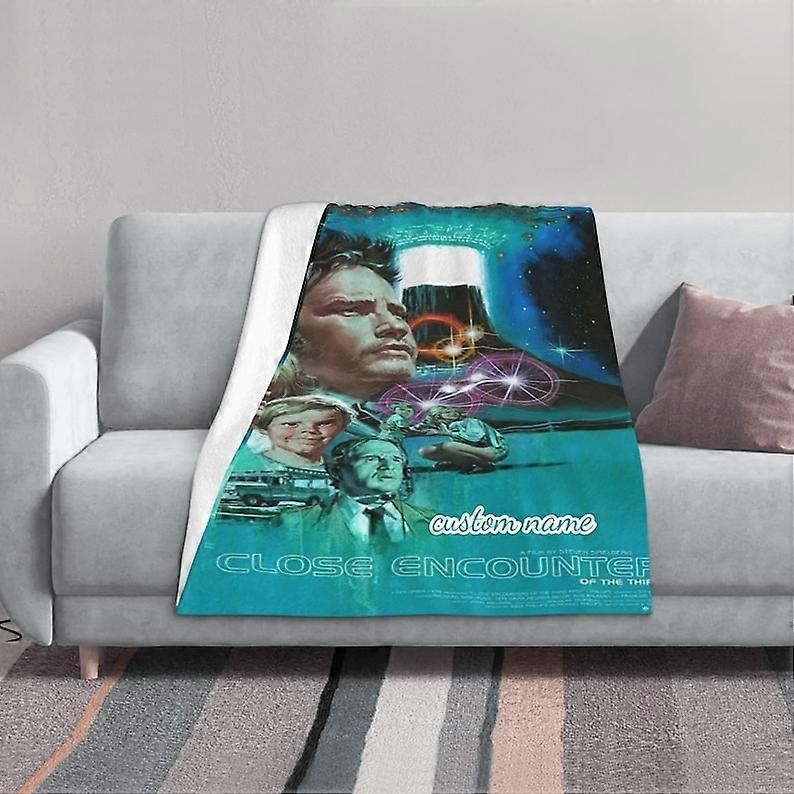 Two Layers Blanket Close Encounters Of The Third Kind Custom Name Printed Bedspread Sofa Covers Travel Camping Blanket Cpigdz69