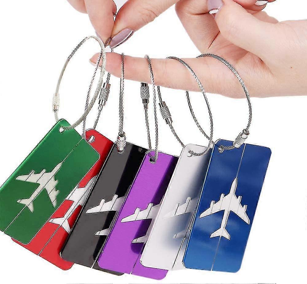 6 Pieces Luggage Tags Luggage Tags With Name Tags Address Tags