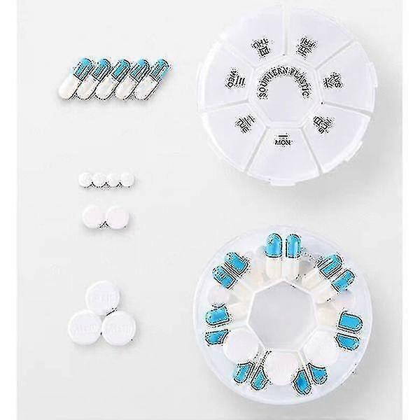 Mini Medicine Portable Pill Box For Weekly Pill