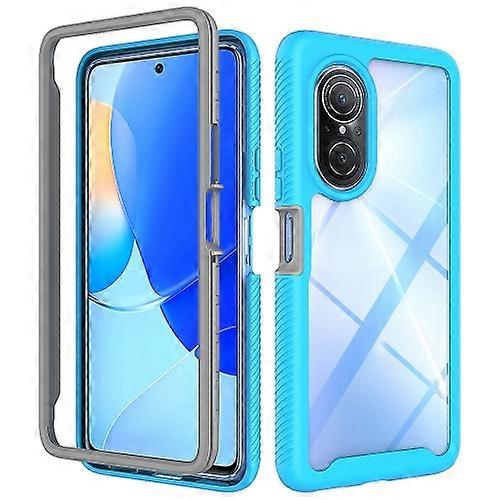 Pentru Huawei Nova 9 SE Starry Sky Solid Color Solid Rezistent la șocuri TPU Clear PC Phone Case