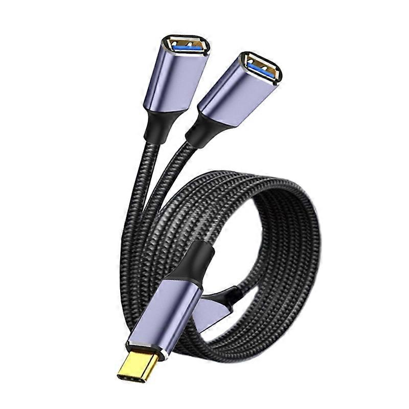 Adattatore OTG da USB C a USB Cavo OTG di tipo C Da USB C maschio a 2/3 USB 2.0 femmina
