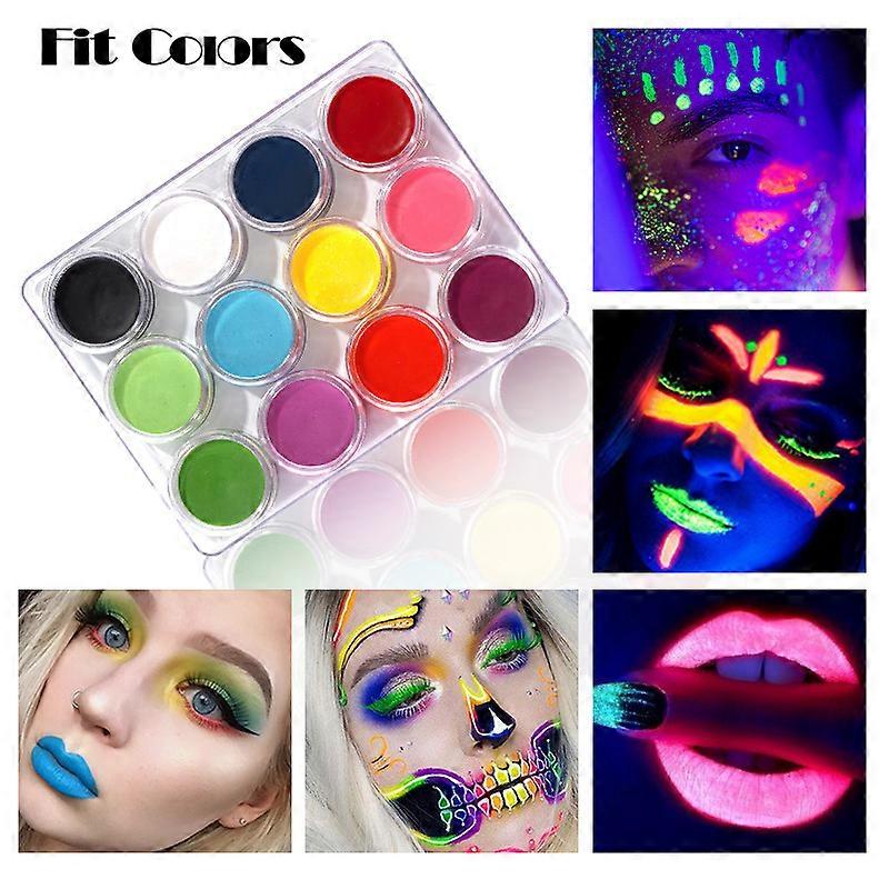 Fit Colors 12 Color Face Glow Doodle Ingredients Matte Pigmented Eyebrow Lipstick Slush Face Makeup Palette