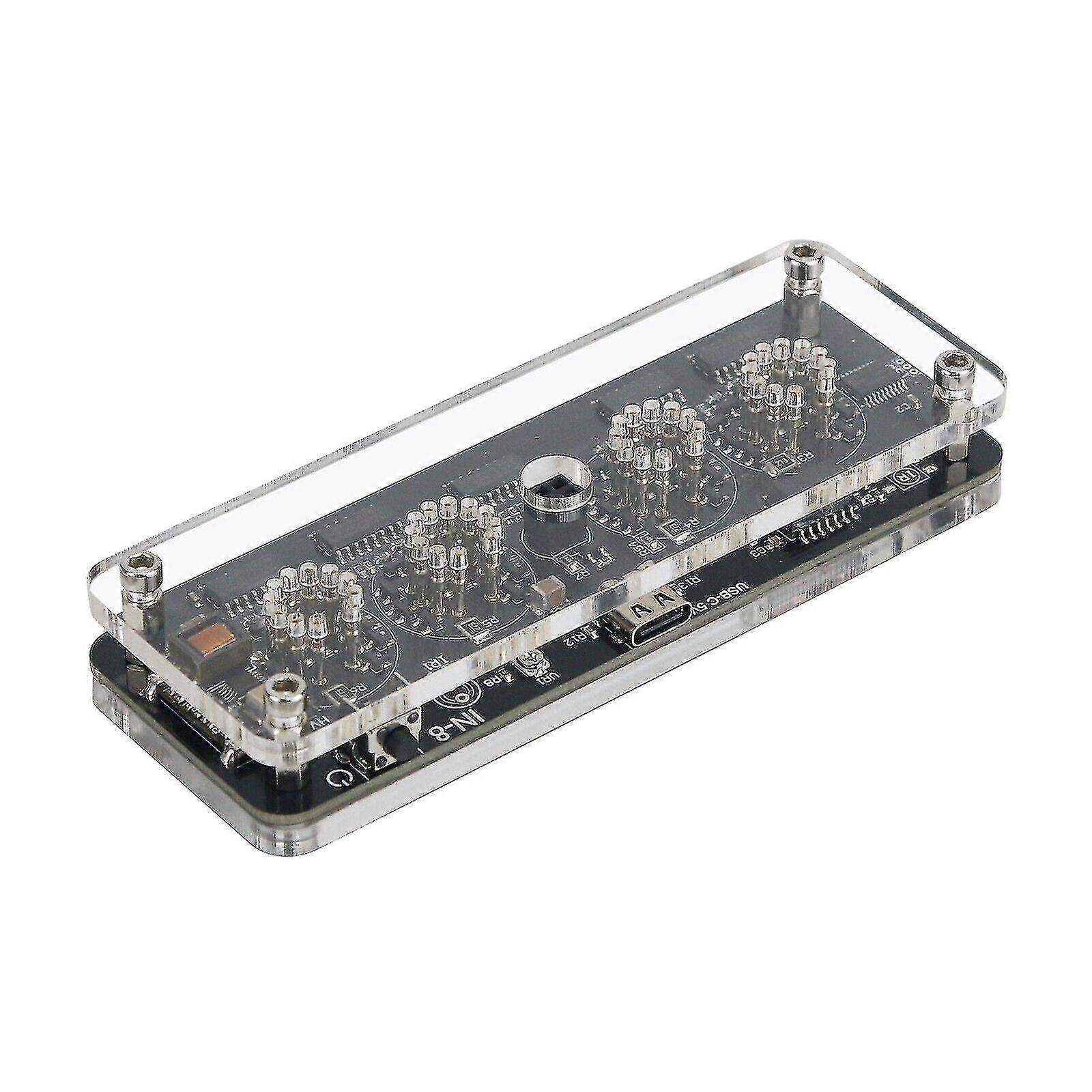 N-8 4-stellige Nixie Tube Clock Innovative Desktop Clock Sleek Home Decor Basic Sz Kit