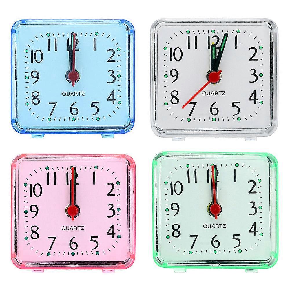 Mini LED Electric Digital Alarm Clock Mains Battery Mirror Display Decoration