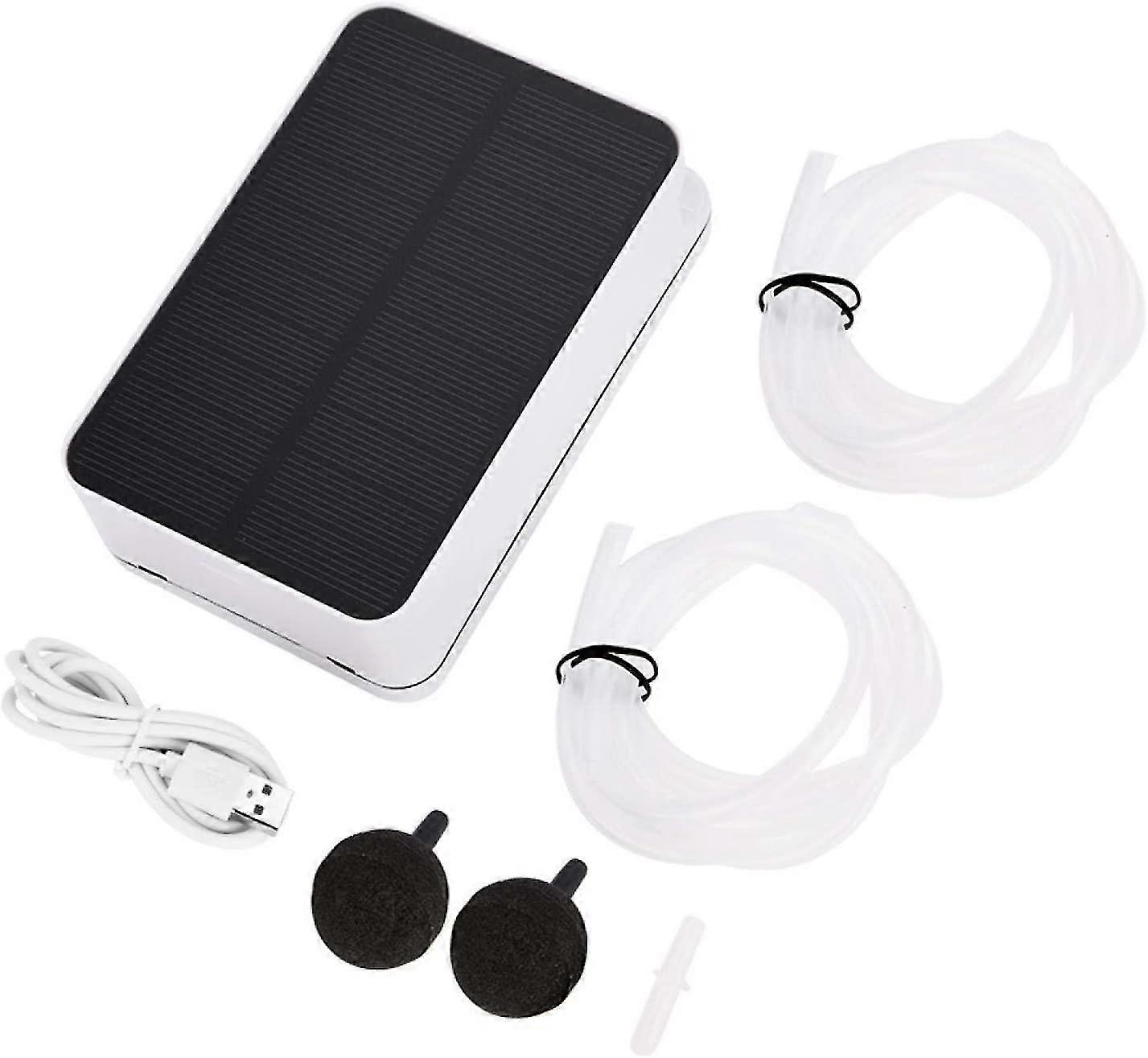 Waterproof Oxygenator -solar Waterproof Oxygenator Aerator Oxygen Air Pump