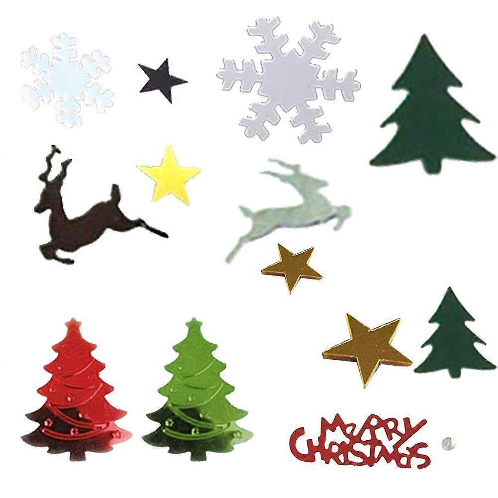 Christmas Table Sprinkle Confetti Table Decorations Sequins, Snowflake, Santa, Reindeer (#1)