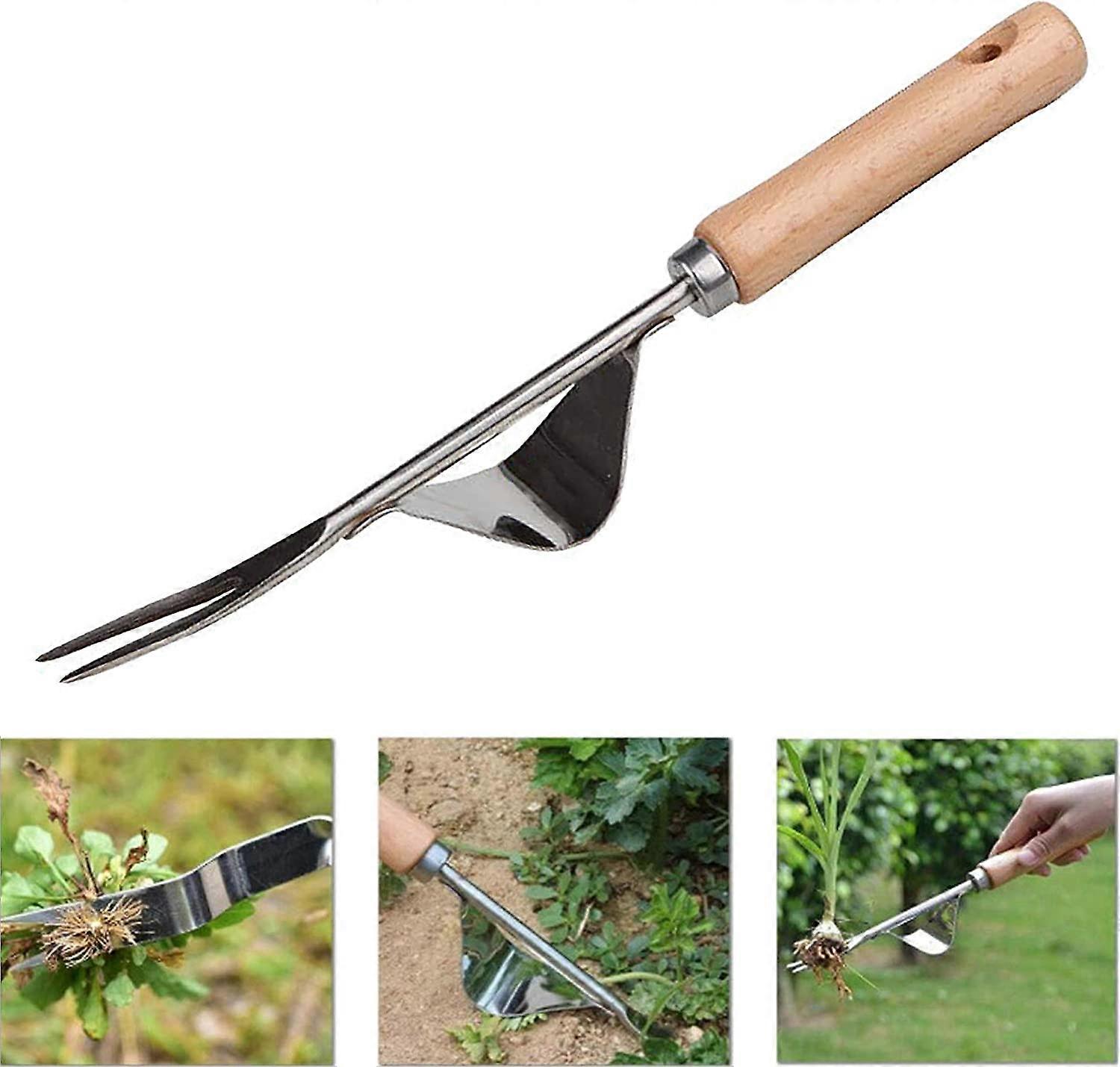 Stainless Steel Weeding Tool Garden Hand Weeder Weed Puller
