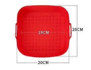 وعاء سيليكون للمقلاة الهوائية، بطانات مربعة سميكة قابلة لإعادة الاستخدام من السيليكون، بديل لورق بطانة البرشمان، سلة المقلاة الهوائية SMTX
