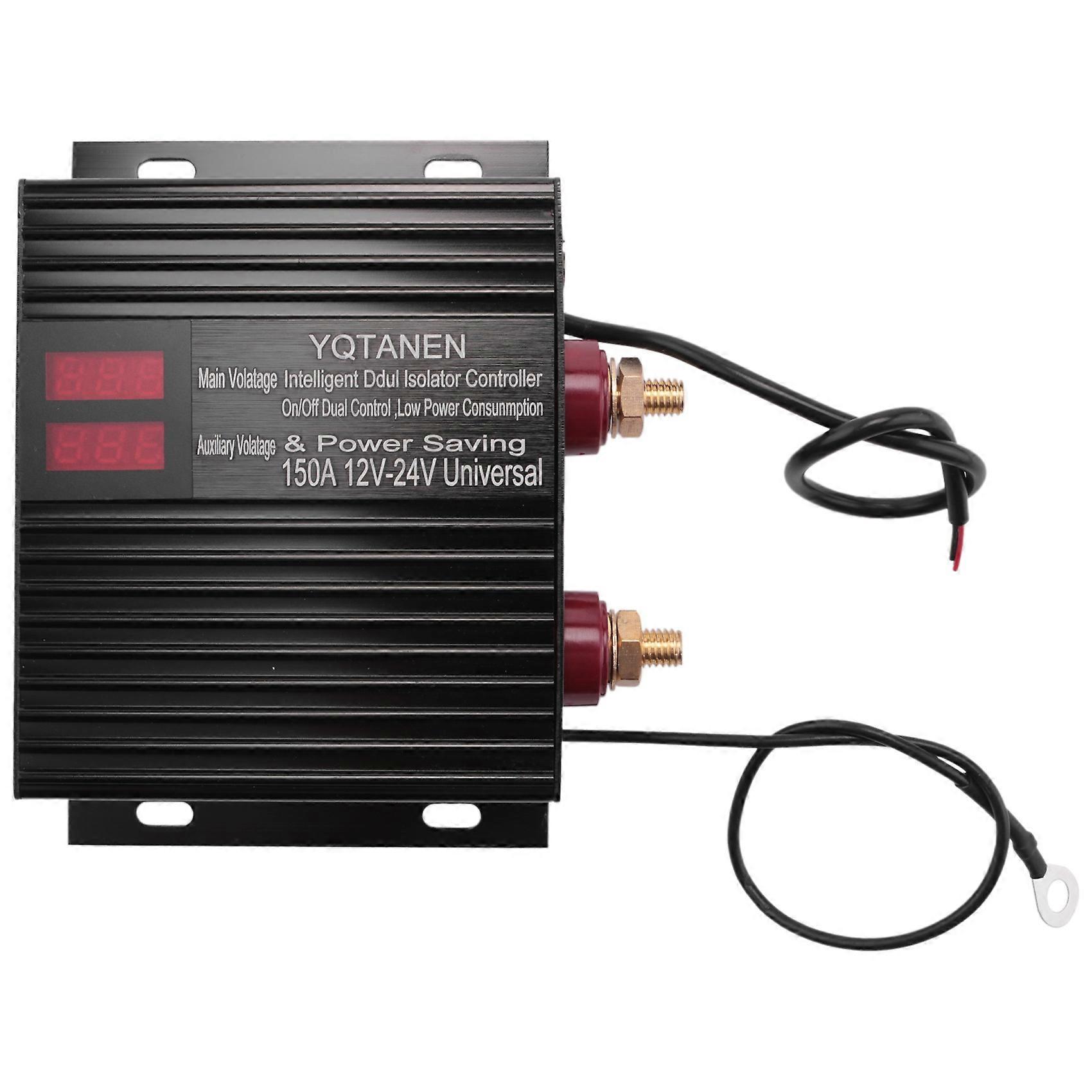 150 Amp Dual Battery Smart Isolator Universal 12V/24V Voltage Sensitive Relay for ATV, UTV, RV, Tru