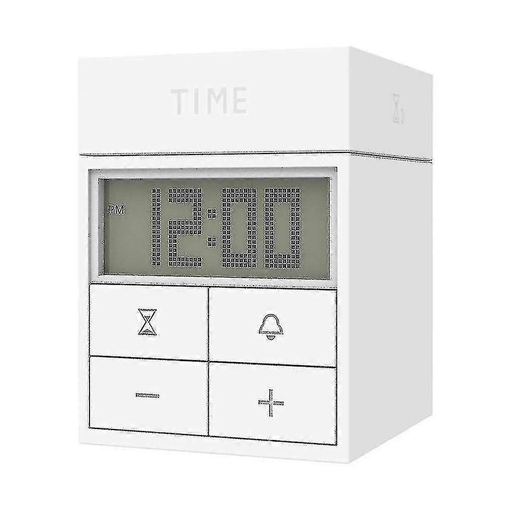 Professional Electronic Cube Alarm Clock Lcd Digital Display Timer For Home Office