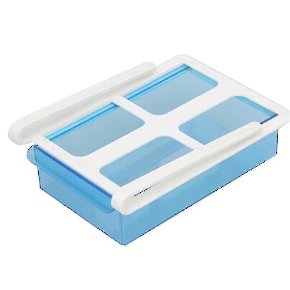 Slide Fridge Freezer Organizer Refrigerator Storage Rack Shelf Drawer
