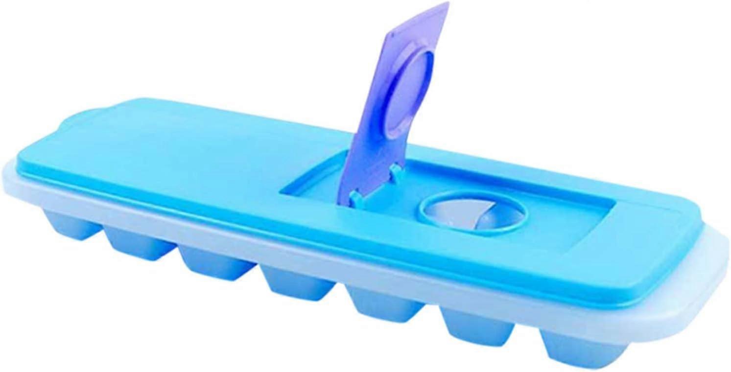Ice Cube Tray With Lid For Home Use Reusable And Stackable Small Ice Tray Circle